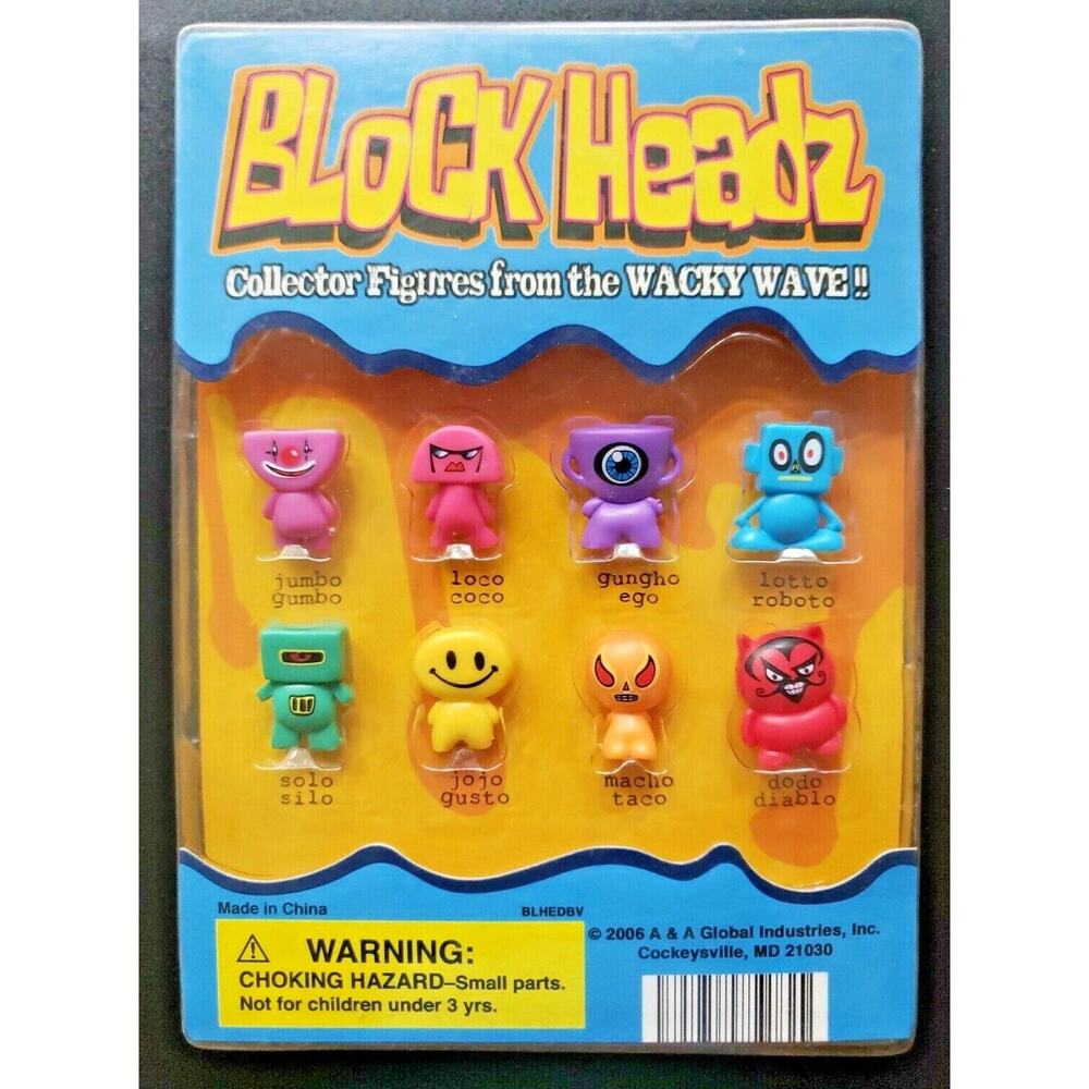 Block Headz Gumball Vending Machine Charms Header‎ Display Card #278